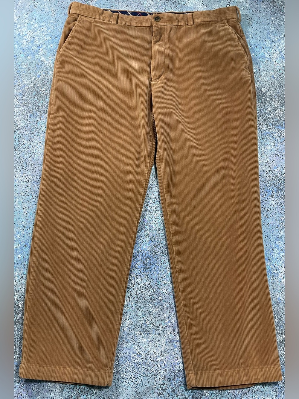 Brooks Brothers 346 Corduroy Pants Mens 42x30 Brown 100% Cotton Clark Straight